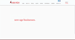 Desktop Screenshot of aimhighindia.com